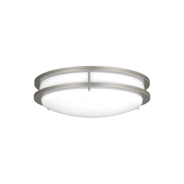 Generation Lighting 7650893S-753 Mahone 15 inch LED Flush Mount in Painted Brushed Nickel