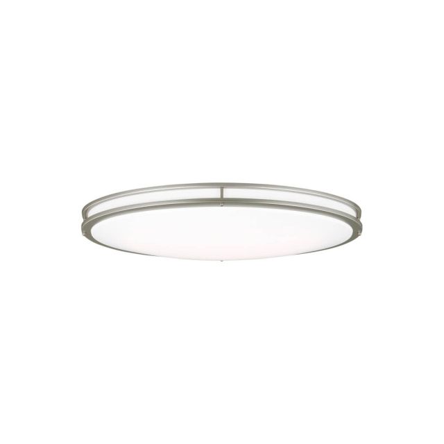 Generation Lighting 7950893S-753 Mahone 18 inch Oval LED Flush Mount in Painted Brushed Nickel