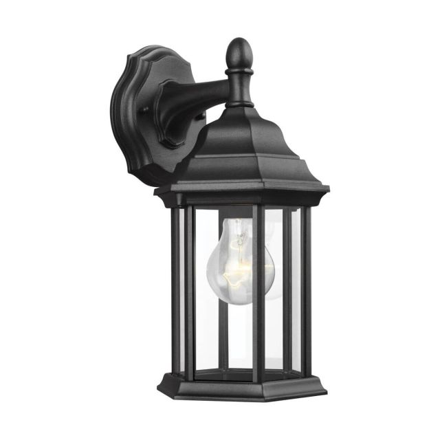 Generation Lighting Sevier 1 Light 13 inch Tall Downlight Outdoor Wall Lantern in Black 8338701-12