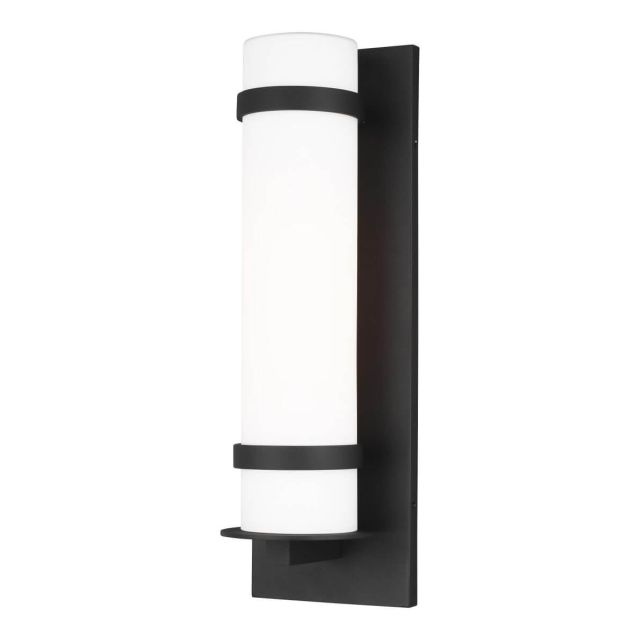 Generation Lighting Alban 1 Light 25 inch Tall Outdoor Wall Lantern in Black 8718301-12