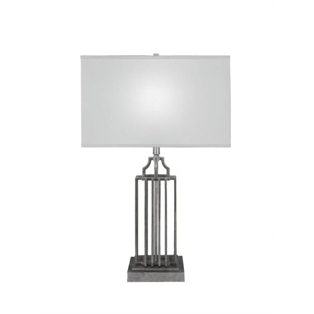 Toltec Lighting Sky Loft 1 Light 28 inch Tall Table Lamp in Aged Silver 1111-AS