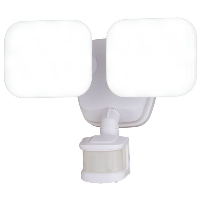 Vaxcel Lighting T0612 Theta 10 inch LED Outdoor Motion Sensor Adjustable Security Flood Light in White