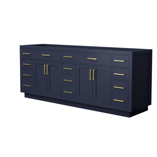 Wyndham Collection Beckett TK 84 inch Double Bath Vanity in Dark