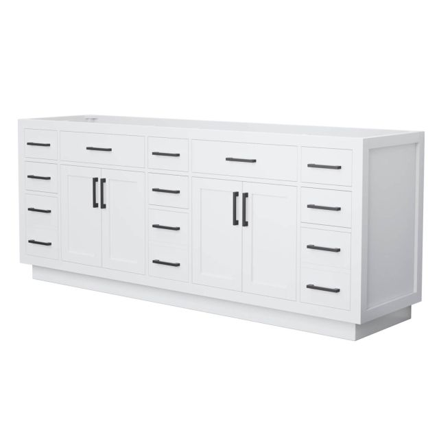 Wyndham Collection Beckett TK 84 inch Double Bath Vanity in Dark