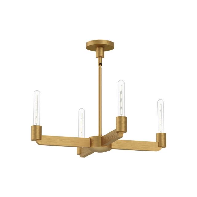 Alora Mood Claire 4 Light 25 inch Chandeliers in Aged Gold CH607225AG
