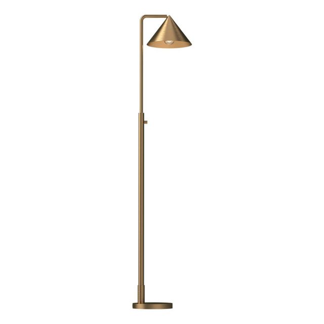 Alora Mood Remy 1 Light 59 inch Tall Floor Lamp in Brushed Gold FL485058BG