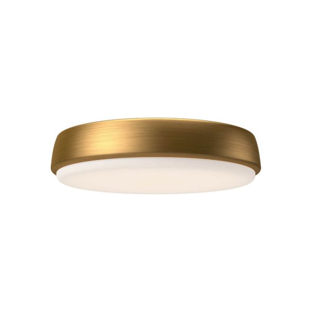 Alora Mood FM503611AG Laval 11 inch LED Flush Mount in Aged Gold with Frosted Acrylic Diffuser