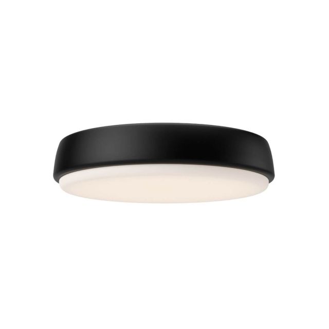 Alora Mood FM503611MB Laval 11 inch LED Flush Mount in Matte Black with Frosted Acrylic Diffuser
