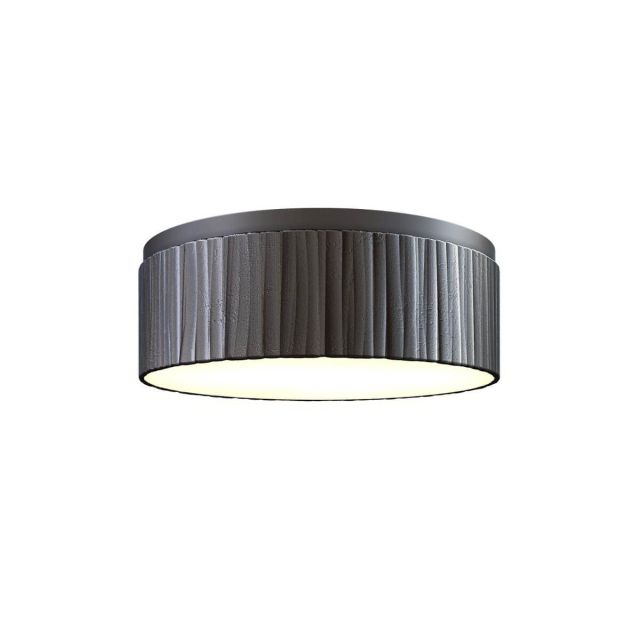 Alora Lighting Kensington 12 inch LED Flush Mount in Urban Bronze with Frosted Glass FM361212UB