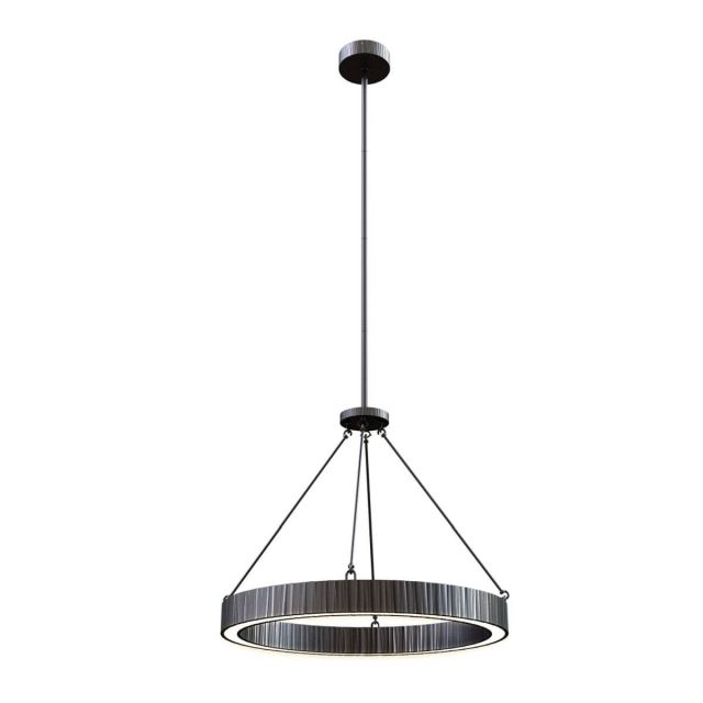 Alora Lighting Kensington 30 inch LED Pendant in Urban Bronze with Frosted Acrylic Diffuser PD361230UB