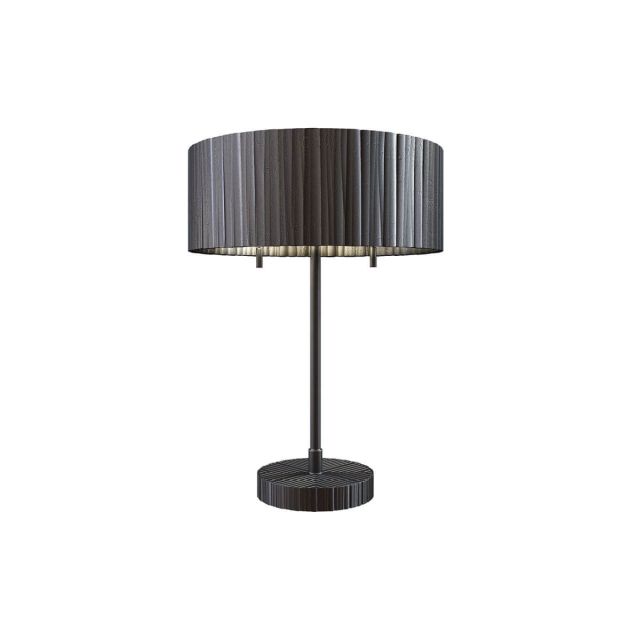 Alora Lighting Kensington 2 Light 16 inch Tall Table Lamp in Urban Bronze with Clear Glass TL361216UB