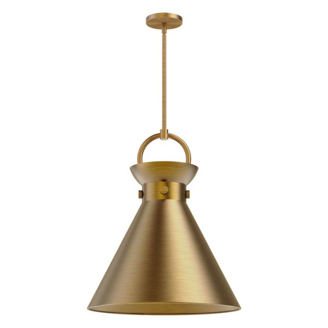 Alora Mood Emerson 1 Light 18 inch Pendant in Aged Gold PD412018AG
