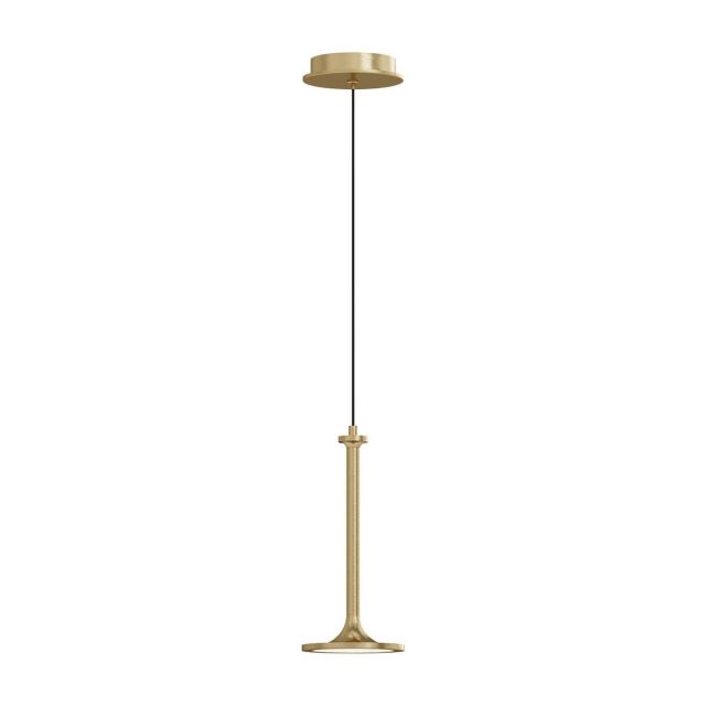 Alora Mood PD418006BG Issa 6 inch LED Mini Pendant in Brushed Gold with Frosted Acrylic Diffuser