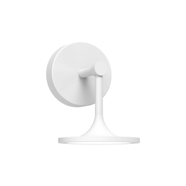 Alora Mood Issa 8 inch Tall LED Wall Sconce in White with Frosted Acrylic Diffuser WV418006WH