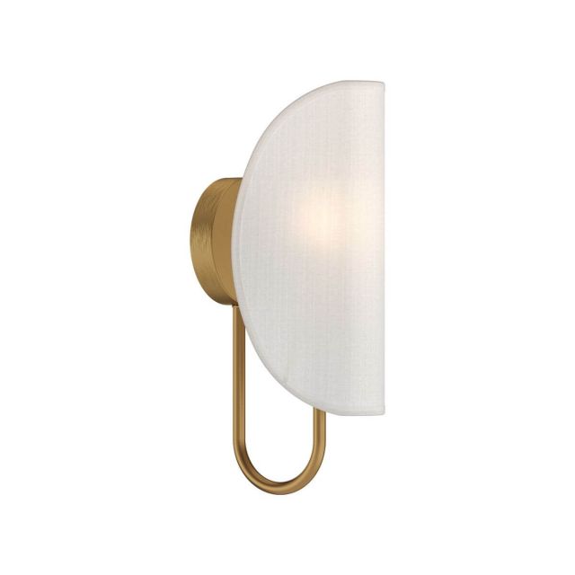 Alora Mood Seno 1 Light 15 inch Tall Wall Sconce in Aged Gold WV450706AGCW
