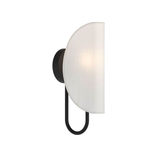 Alora Mood Seno 1 Light 15 inch Tall Wall Sconce in Matte Black WV450706MBCW