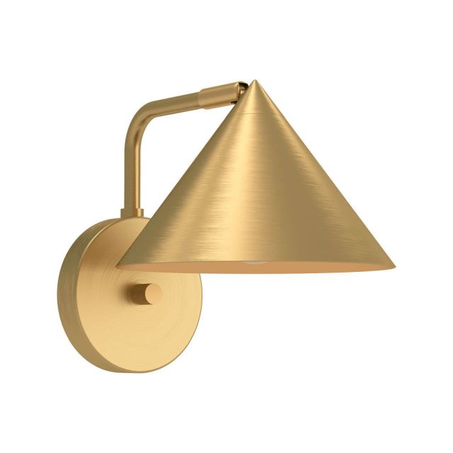 Alora Mood Remy 1 Light 8 inch Tall Wall Sconce in Brushed Gold WV485007BG