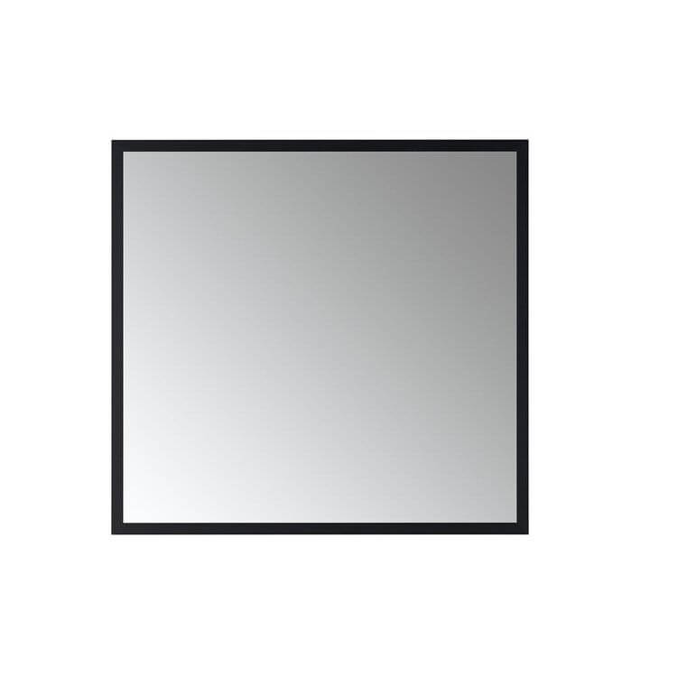 Arpella Designs Nuova 34 x 36 inch Framed Mirror in Black BFRM3436