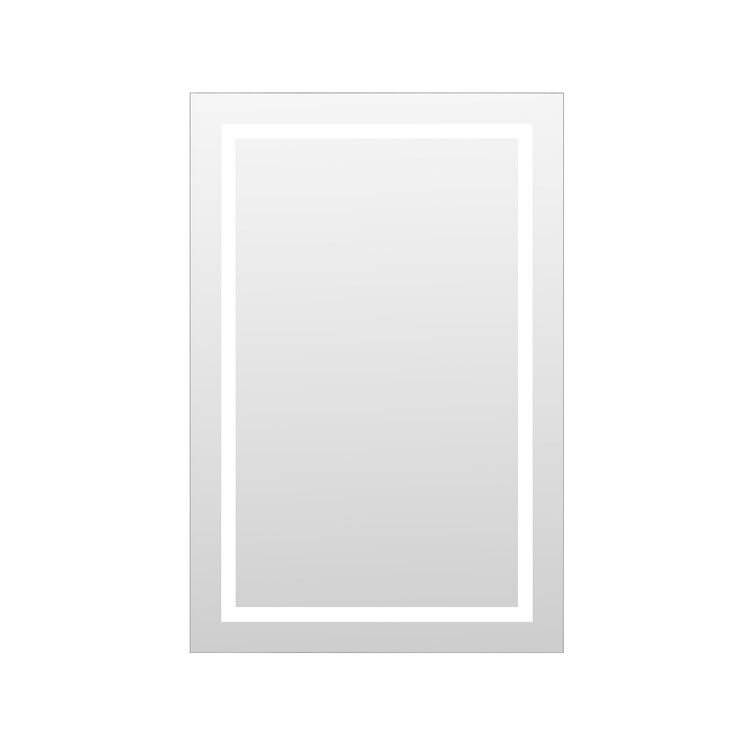 Arpella Designs Miramar 24 x 36 inch Lighted Mirror in Clear with Dimmer and Defogger, Wall Switch Direct LEDWSM2436