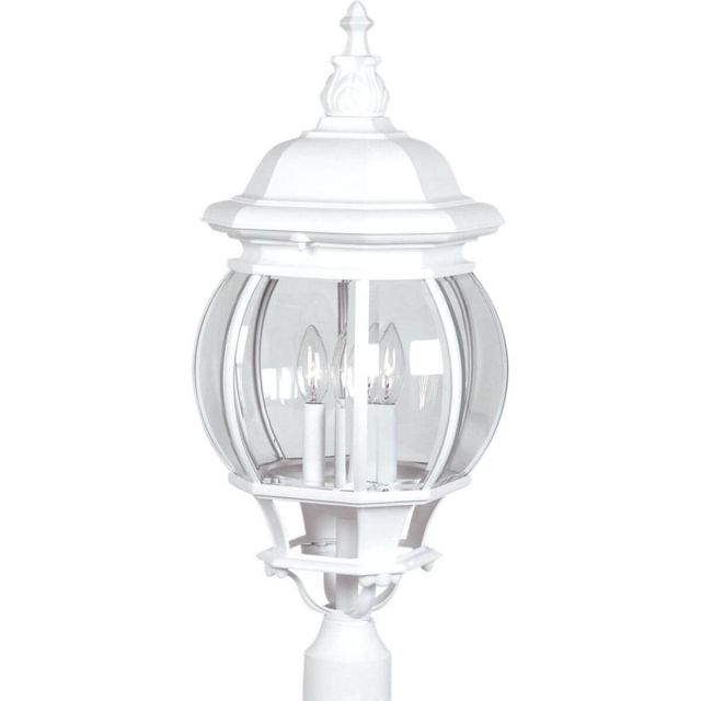 Artcraft Classico 4 Light 28 inch Tall Outdoor Wall Light in White AC8493WH