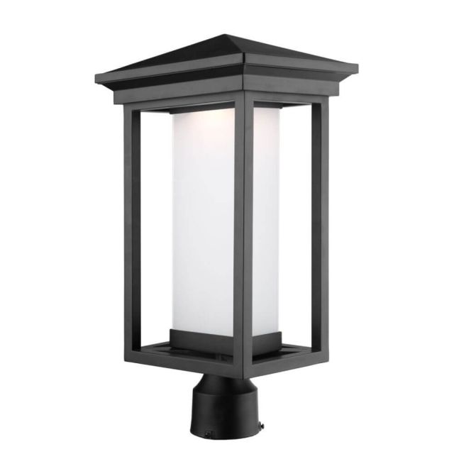 Artcraft AC9133BK Overbrook 20 Inch Tall 1 LED Outdoor Post Light In Black