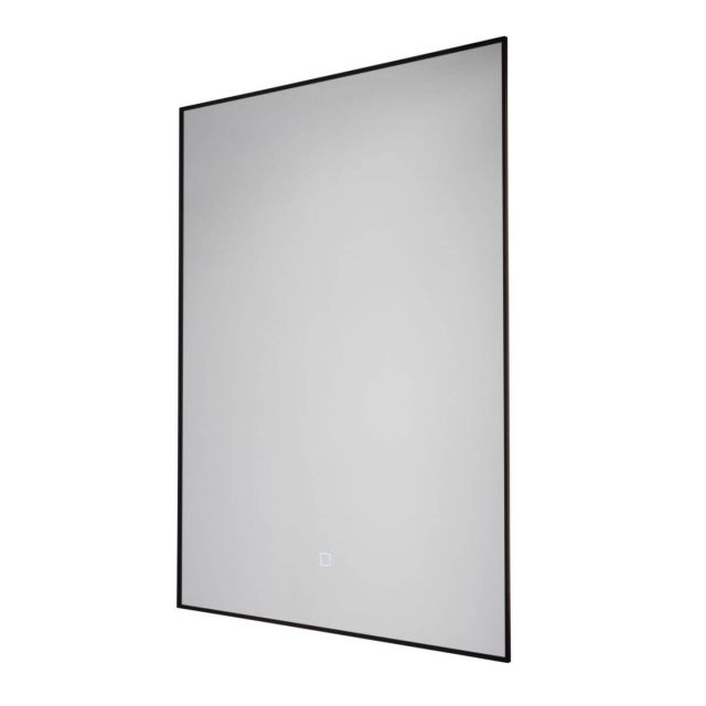 Artcraft Reflections 32 x 24 inch LED Rectangle Wall Mirror in Matte Black AM325