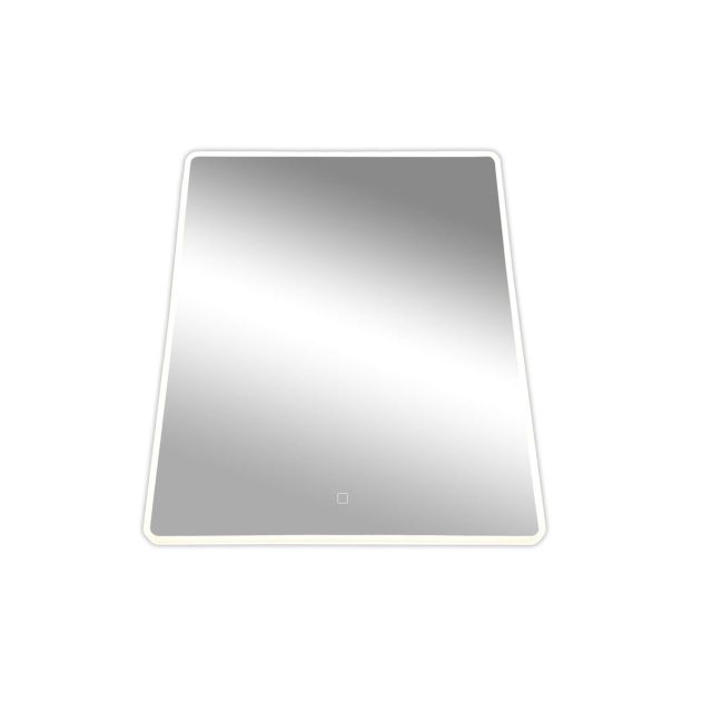Artcraft Reflections 32 x 24 inch Smart Touch Rectangular LED Mirror in Silver AM331
