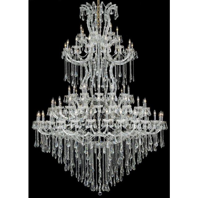 85 light Maria Theresa Chrome 72 inch Chandelier Clear Crystal