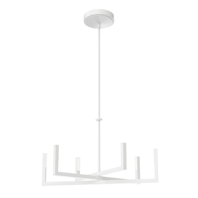 Elan 84313WH Priam 28 inch LED Chandelier in White