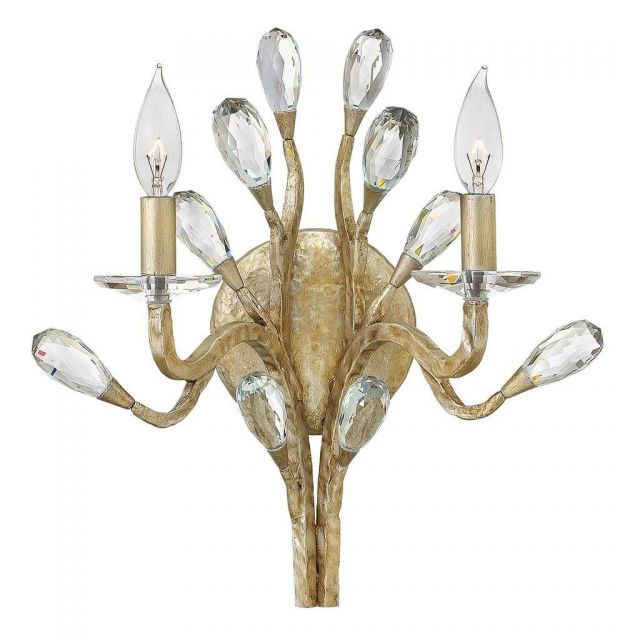 Fredrick Ramond FR46802CPG Eve 2 Light 16 inch Tall Wall Sconce in Champagne Gold