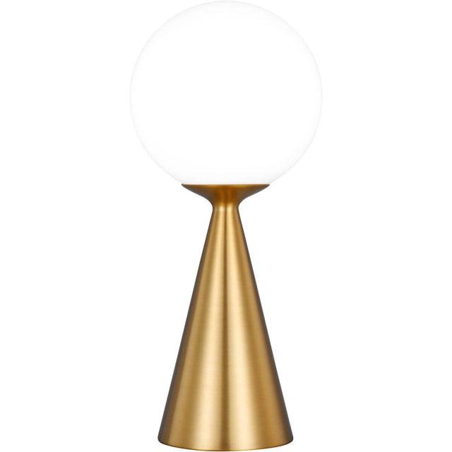 Visual Comfort Studio Aerin AET1021BBS1 Galassia 1 Light 16 inch Tall Table Lamp in Burnished Brass