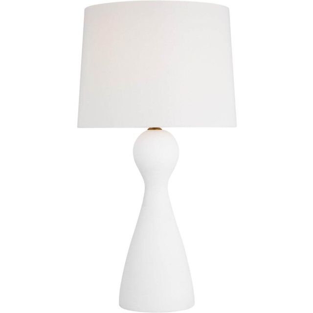Visual Comfort Studio Aerin AET1091TXW1 Constance 1 Light 29 inch Tall Table Lamp in Textured White