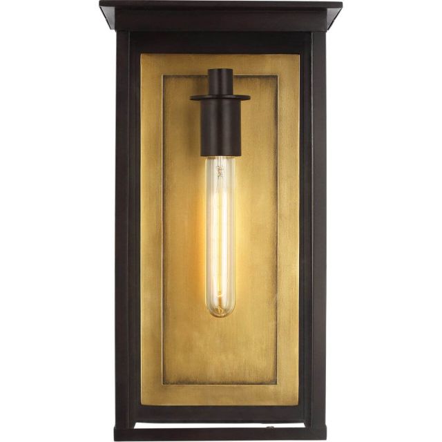 Visual Comfort Studio Chapman & Myers CO1121HTCP Freeport 1 Light 16 inch Tall Outdoor Wall Lantern in Heritage Copper