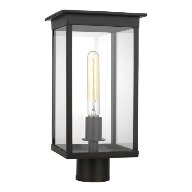Visual Comfort Studio Chapman & Myers Freeport 1 Light 16 inch Tall Outdoor Post Lantern in Heritage Copper CO1191HTCP