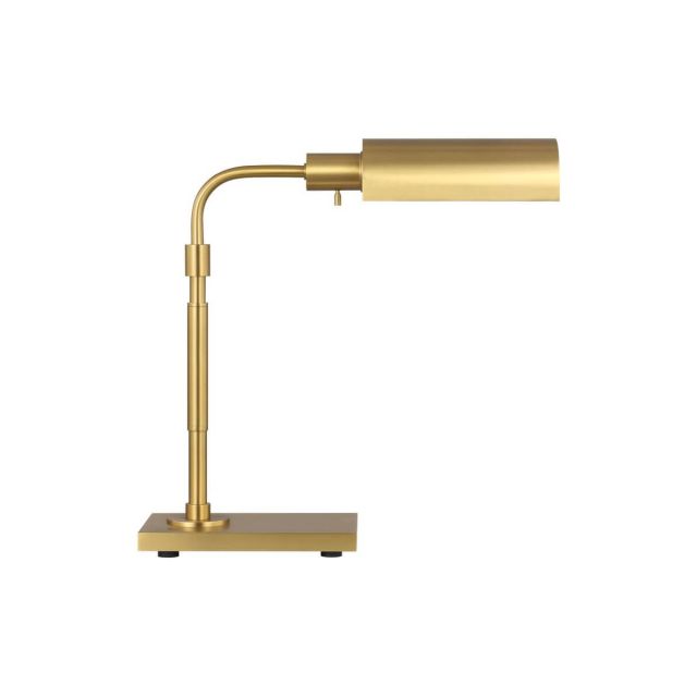 Visual Comfort Studio Chapman & Myers Kenyon 1 Light 19 inch Tall Task Table Lamp in Burnished Brass CT1171BBS1