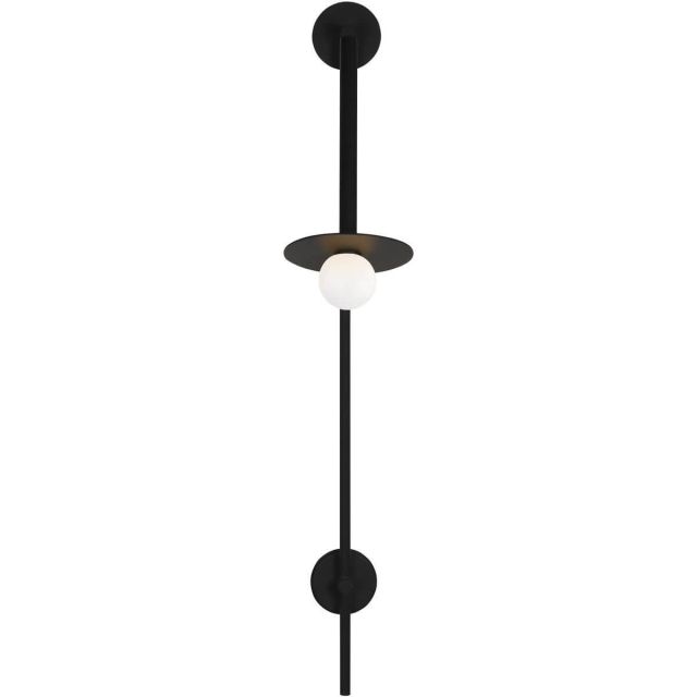 Visual Comfort Studio Kelly by Kelly Wearstler KW1031MBK Nodes 1 Light 48 Inch Tall Pivot Wall Sconce in Midnight Black