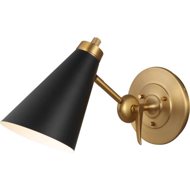 Visual Comfort Studio TOB by Thomas O'Brien Signoret 1 Light 10 inch Tall Task Wall Sconce in Burnished Brass TW1061BBS