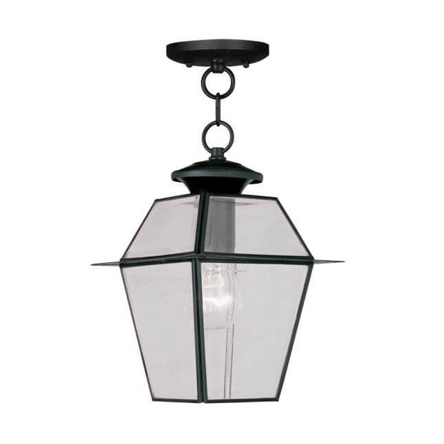 8 inch 1 Light Black Outdoor Chain Lantern - 100570