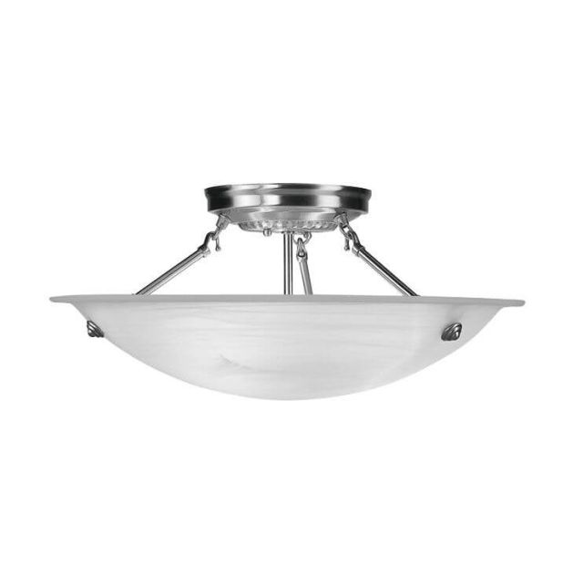 20 inch 3 Light Brushed Nickel Ceiling Mount - 101277