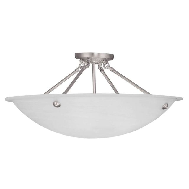 4 Light Brushed Nickel 24 inch Ceiling Mount - 101281