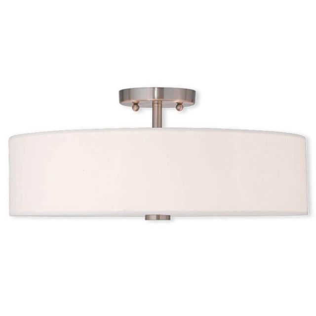 4 Light Brushed Nickel 18 inch Ceiling Mount - 101961