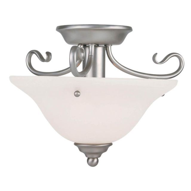 1 Light Brushed Nickel 13 inch Ceiling Mount - 102227