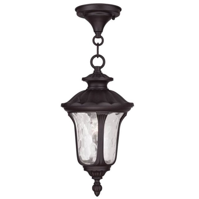 7 inch 1 Light Bronze Chain Lantern - 102647