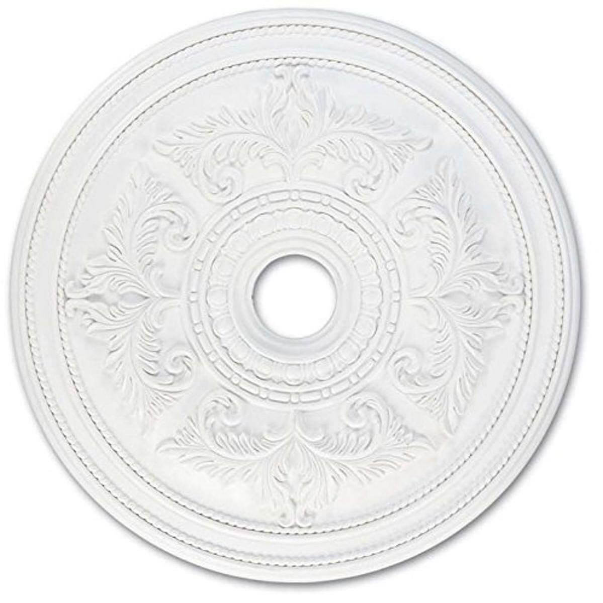 23 X 2 inch Ceiling Medallions In White - 102709
