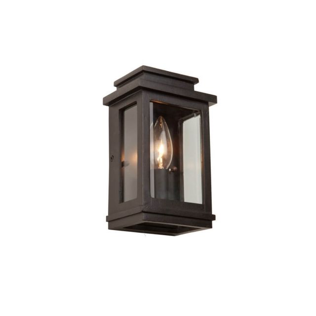 1 Light 8 inch Oil Rubbed Bronze Outdoor Light - 107140