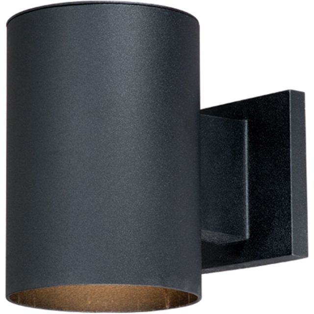 1 Light 5 inch wide Black Dark Sky Cylinder Outdoor Wall Lantern - 200076