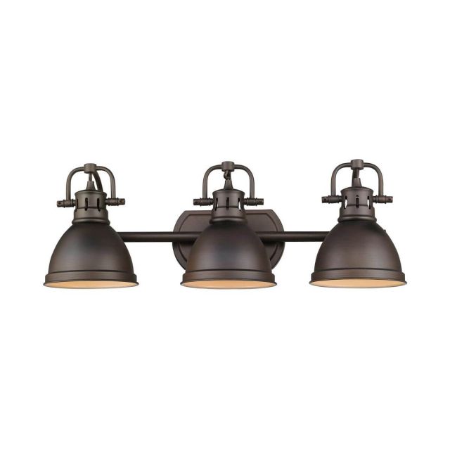Krauss 3-Light 25 inch Simple Dome Bath Vanity In Rubbed Bronze - 205738