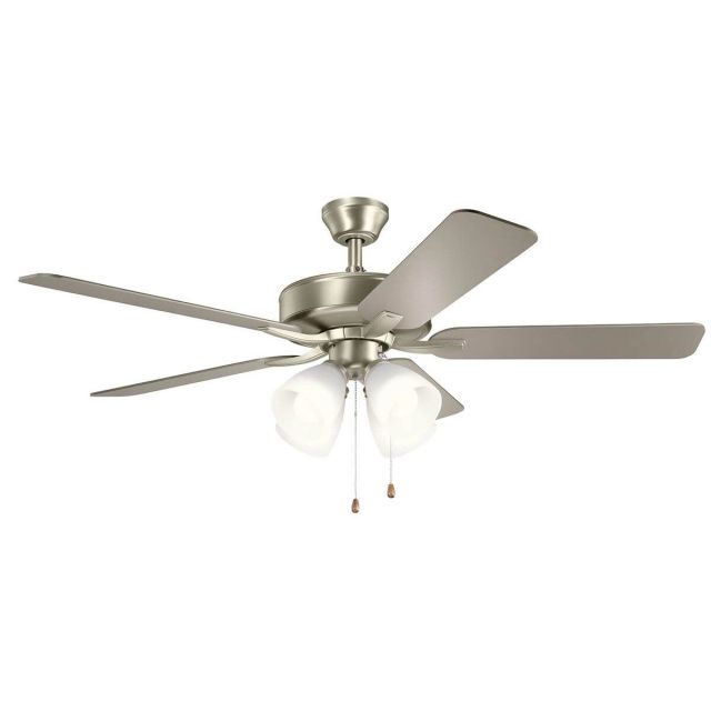 52 inch 5 Blade LED Ceiling Fan in Brushed Nickel - 217301