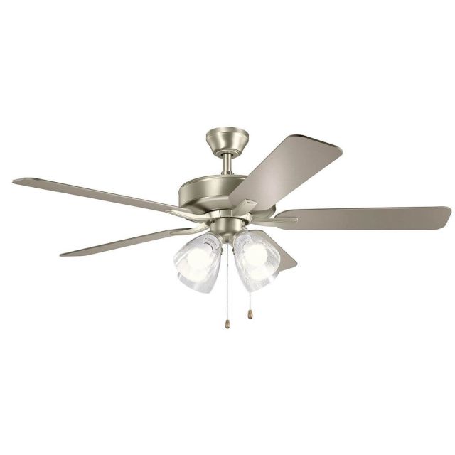 52 inch 5 Blade LED Ceiling Fan in Brushed Nickel - 217302