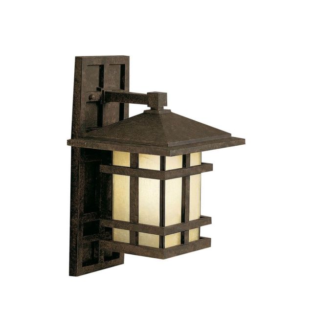 16 inch Tall 1 Light Large Outdoor Wall Light in Aged Bronze - 219439